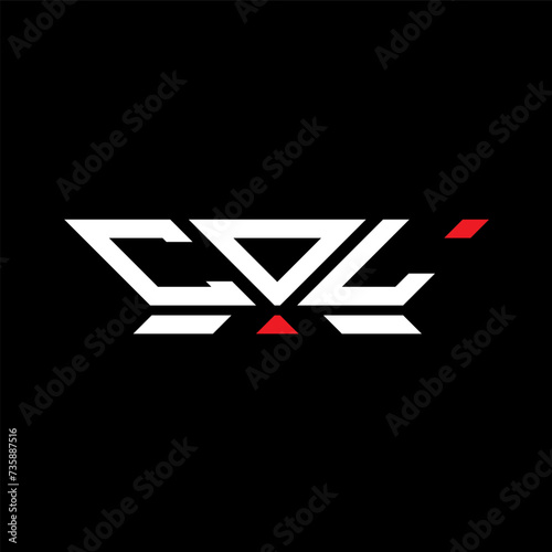 COL letter logo vector design, COL simple and modern logo. COL luxurious alphabet design 