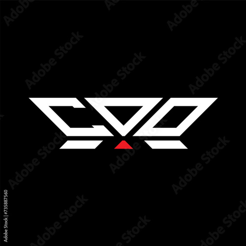 COO letter logo vector design, COO simple and modern logo. COO luxurious alphabet design  