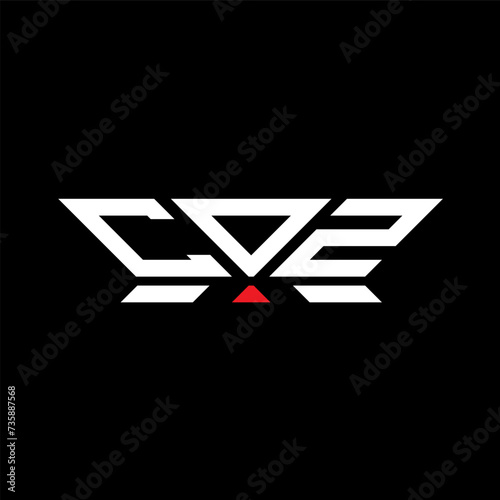 COZ letter logo vector design, COZ simple and modern logo. COZ luxurious alphabet design  