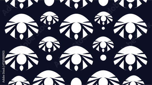 Corona virus disease covid-19 sign. Repeating abstract background. Seamless pattern. Good for fabric, wrapping, textile, wallpaper, apparel. Seamless Pattern with Close and Open Eye, Moon and Sun.