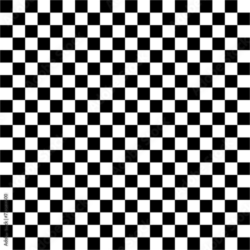 Alternance de carrés blancs et noir formant un échiquier
