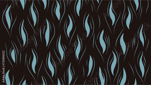 Thickening monochrome bands. Repeating vector texture. Vector seamless pattern. Seamless wavy pattern. Trendy endless freehand texture. Retro wavy texture. Creative background with distorted lines.