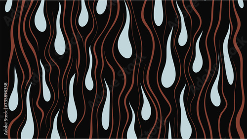 Hand drawn waves. Brush pattern. Watercolor. Abstract texture. Vector seamless pattern. Brush grunge pattern. Vector. Background brush pattern. Wavy lines pattern. Line art. Grunge texture.