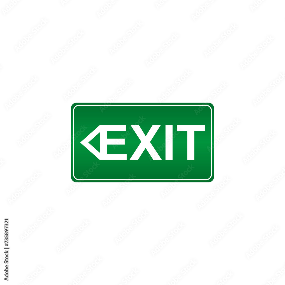 Exit icon isolated on transparent background Exit icon isolated on transparent background