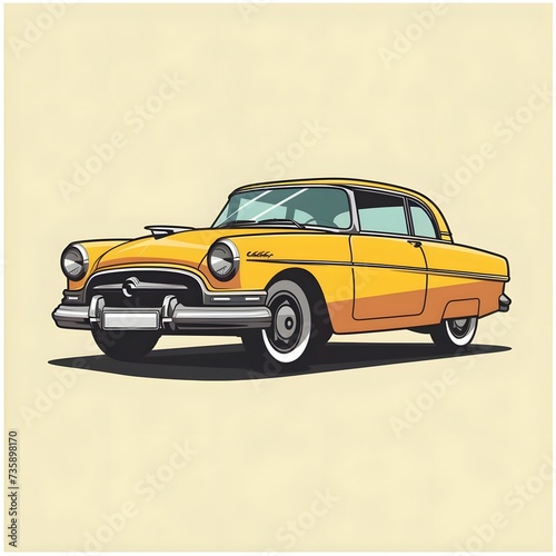 kolkata yellow Car art background