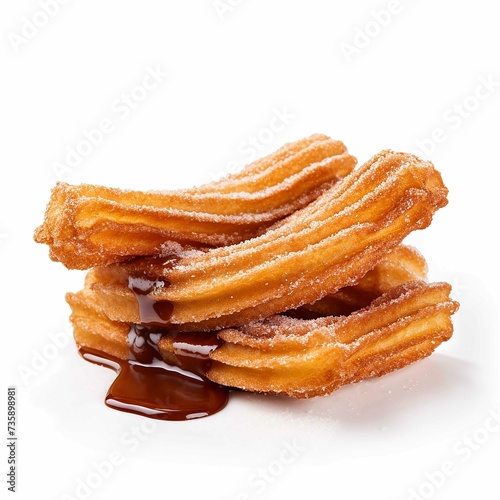 a photo image of a Churros on a white background