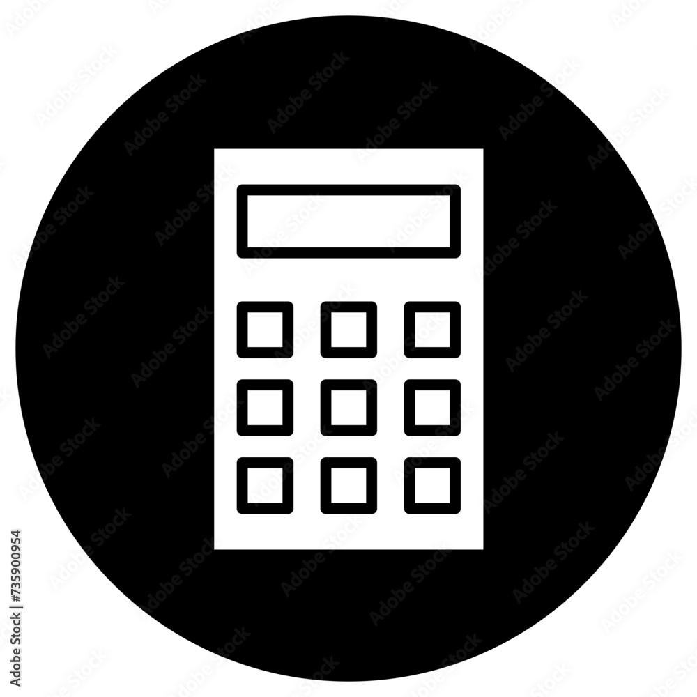 Calculator Vector Icon Design Illustration Calculator Vector Icon Design Illustration