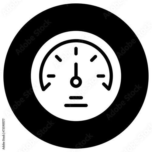 Barometer Vector Icon Design Illustration