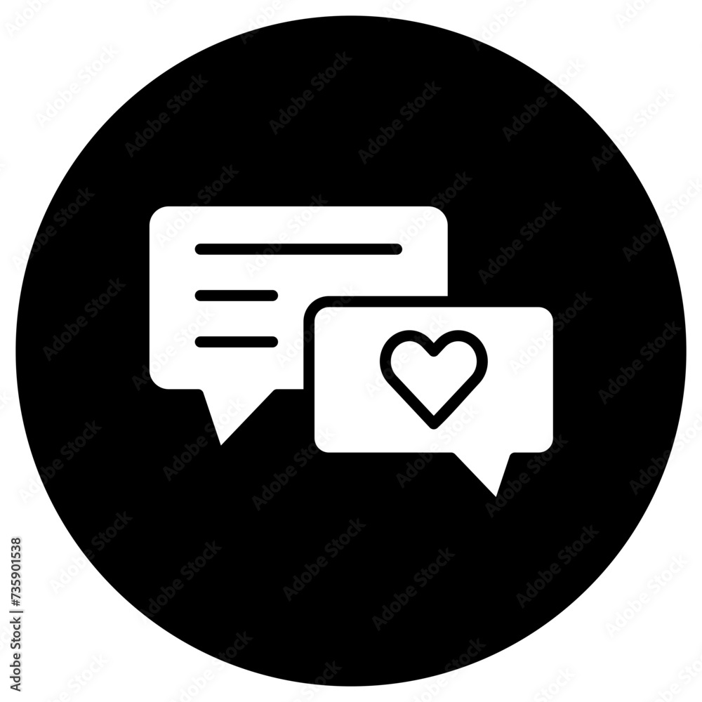Chat Vector Icon Design Illustration Chat Vector Icon Design Illustration