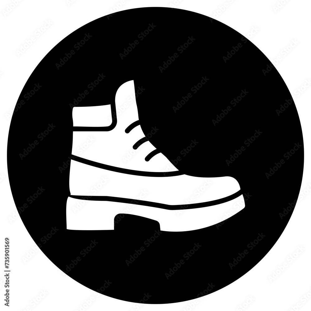 Boots Vector Icon Design Illustration Boots Vector Icon Design Illustration