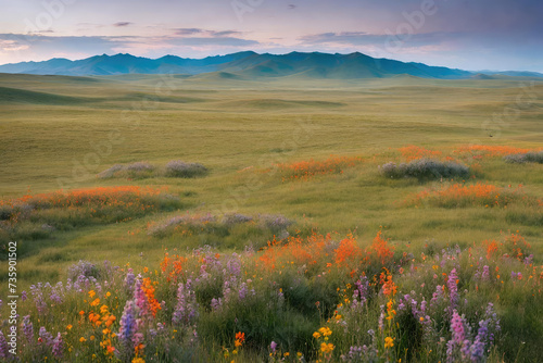 field of flowers