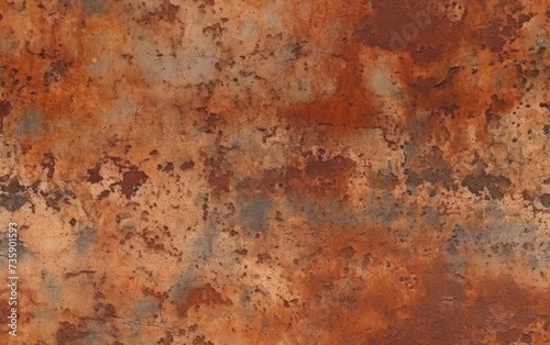 Flat Reddish Rust Texture Seamless Pattern