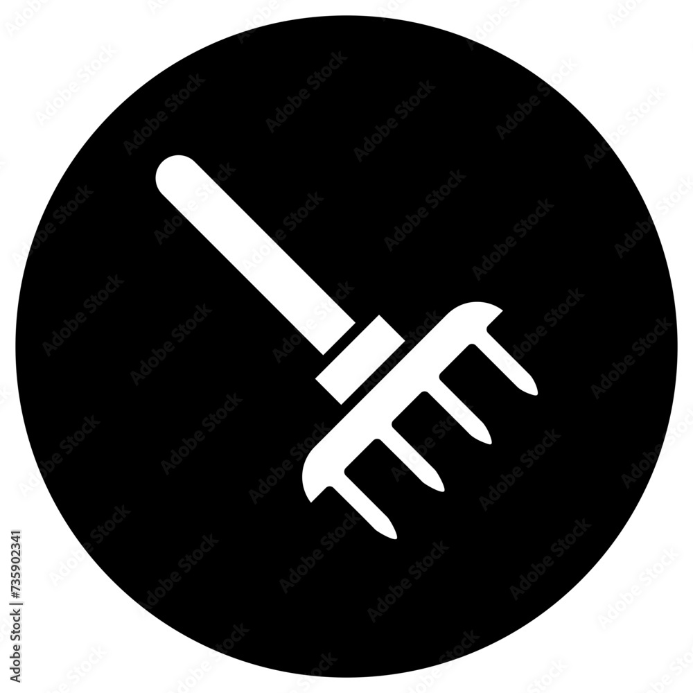 Pitchfork Vector Icon Design Illustration Pitchfork Vector Icon Design Illustration