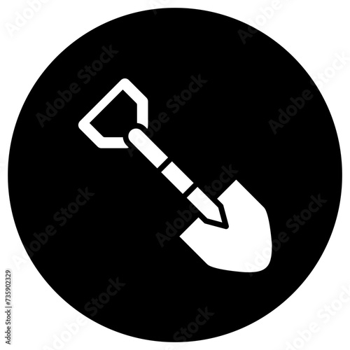 Shovel Vector Icon Design Illustration