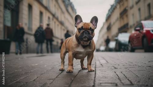 french pug, dog at dawn, purebred dog in nature, happy dog, beautiful dog photo