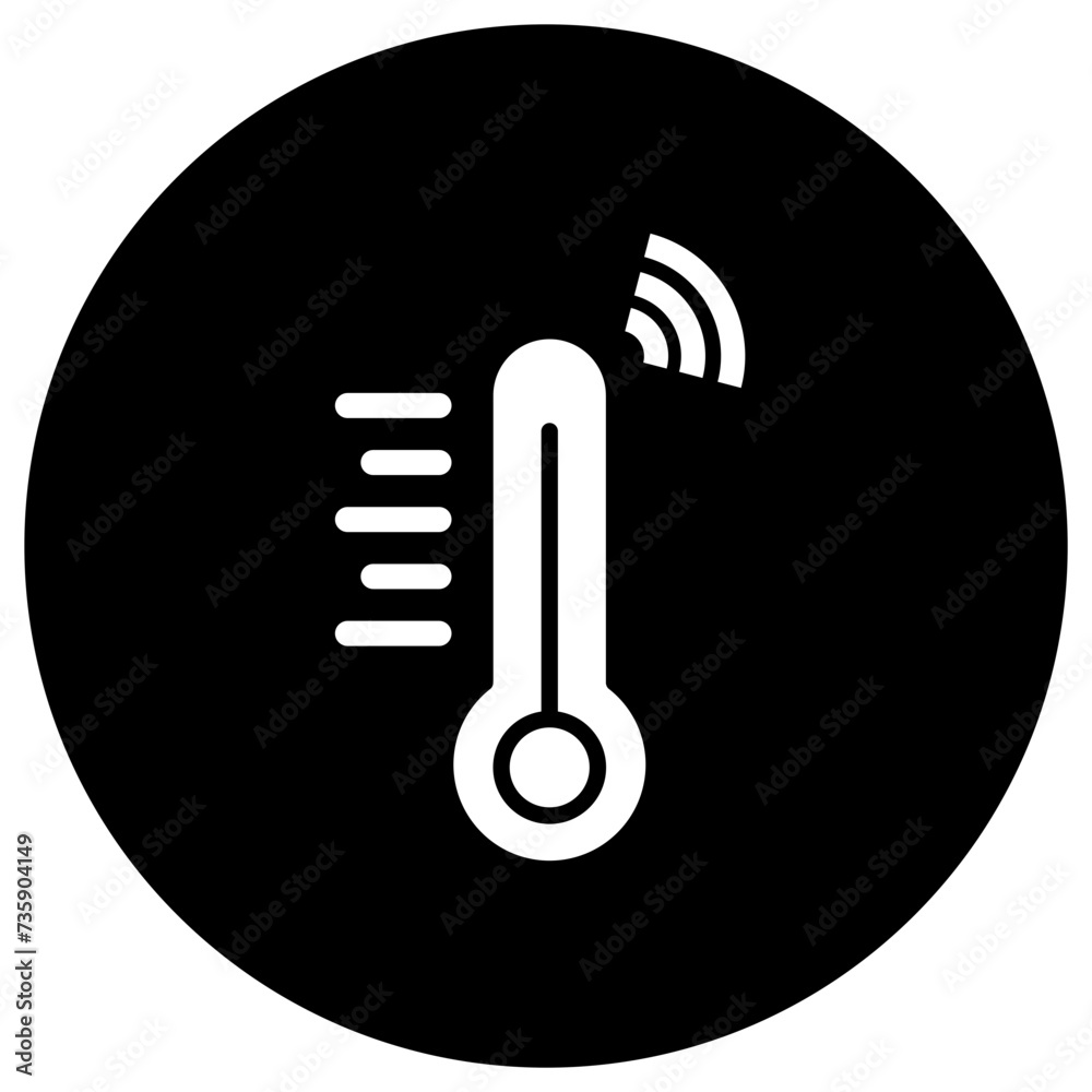 Thermometer Vector Icon Design Illustration