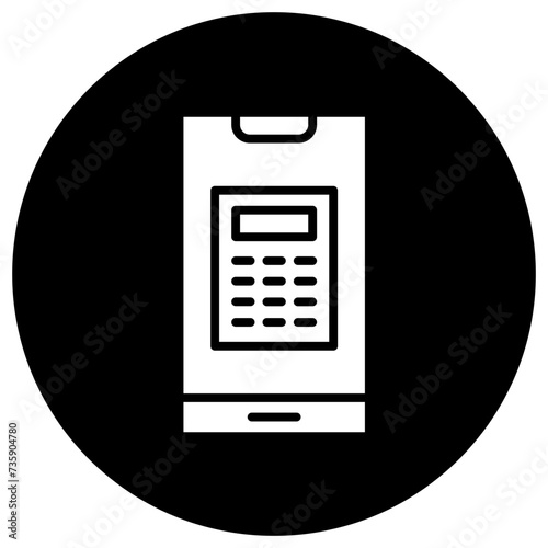 Calculator Vector Icon Design Illustration
