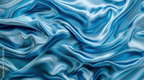 Close Up of Blue Fabric