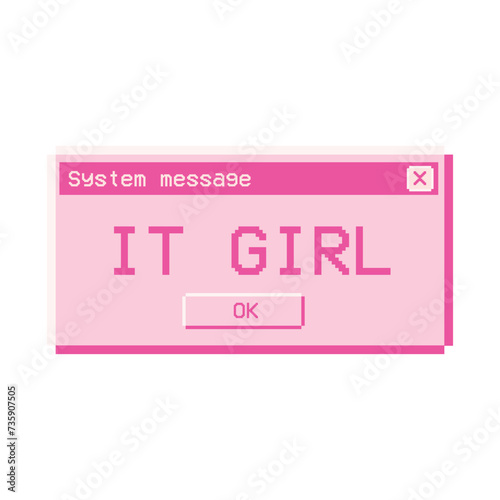 IT girl pink retro tech women in stem