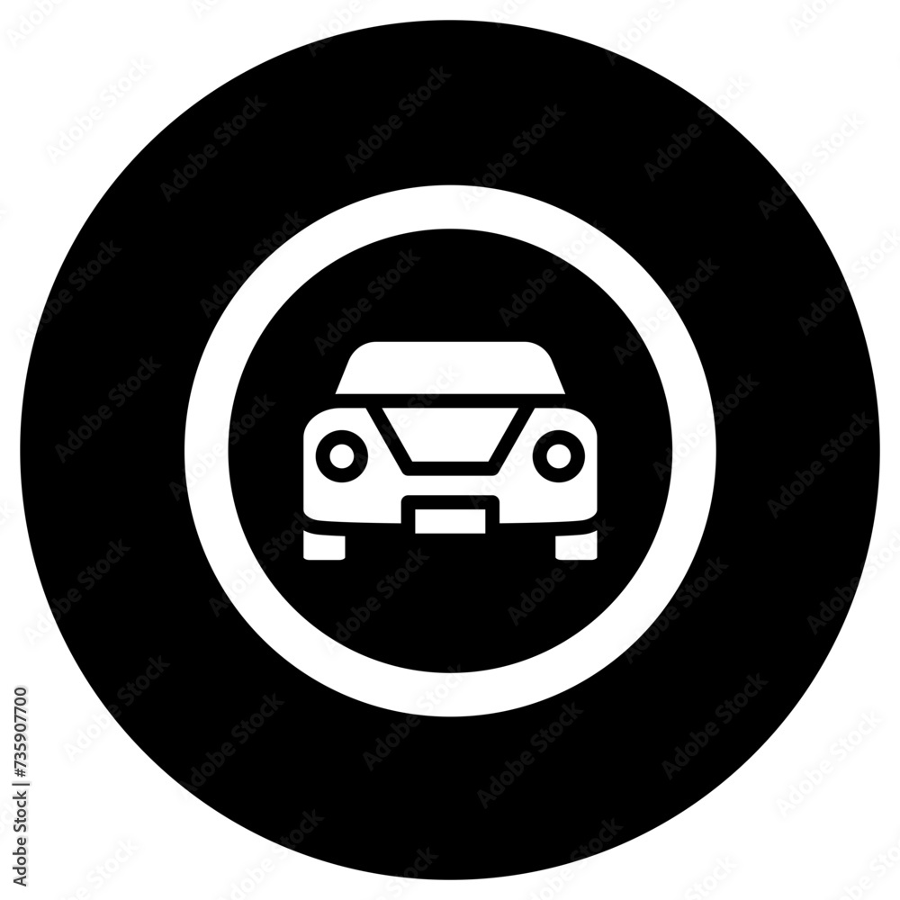 Car traffic Vector Icon Design Illustration Car traffic Vector Icon Design Illustration