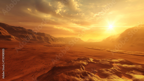 sunset in the desert © anna