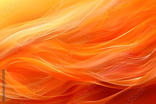 An abstract composition of fiery red and golden orange colors merging seamlessly. 