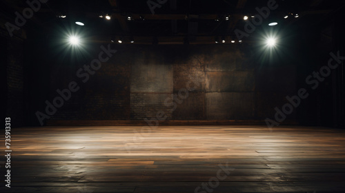 An empty stage