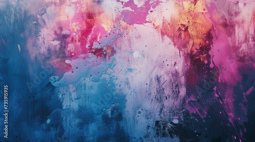 Spray painting concrete wall background. Generative AI
