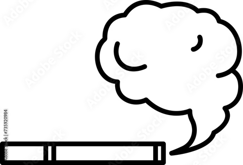 It's a cigarette icon.
