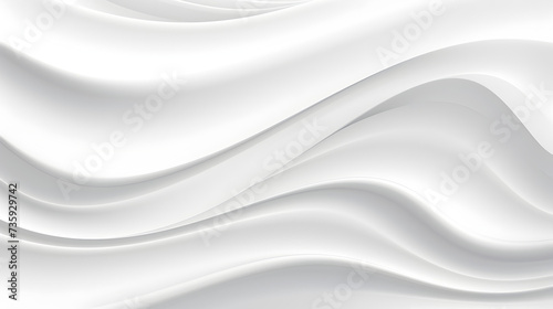 Elegant white background with flowing fabric waves. 3d rendering,, White background white texture background banner pattern texture abstract clean grunge white