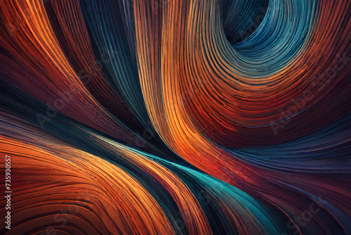 Colorful Landscape Abstract Background 
