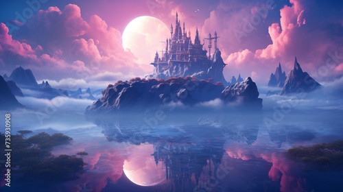 Fantasy landscape fairy tale © Ashley
