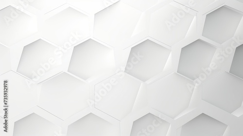 Dynamic business concept: abstract white hexagon background - vector illustration for modern designs and presentations

