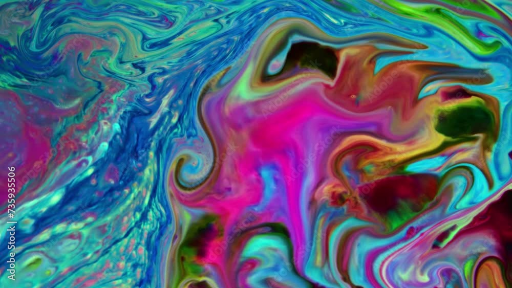 This stock video features an abstract liquid oil painting in motion. Use this oil motion background for ads, presentations, slideshows, text background for TV and the movies, and more. This stock video features an abstract liquid oil painting in motion. Use this oil motion background for ads, presentations, slideshows, text background for TV and the movies, and more.