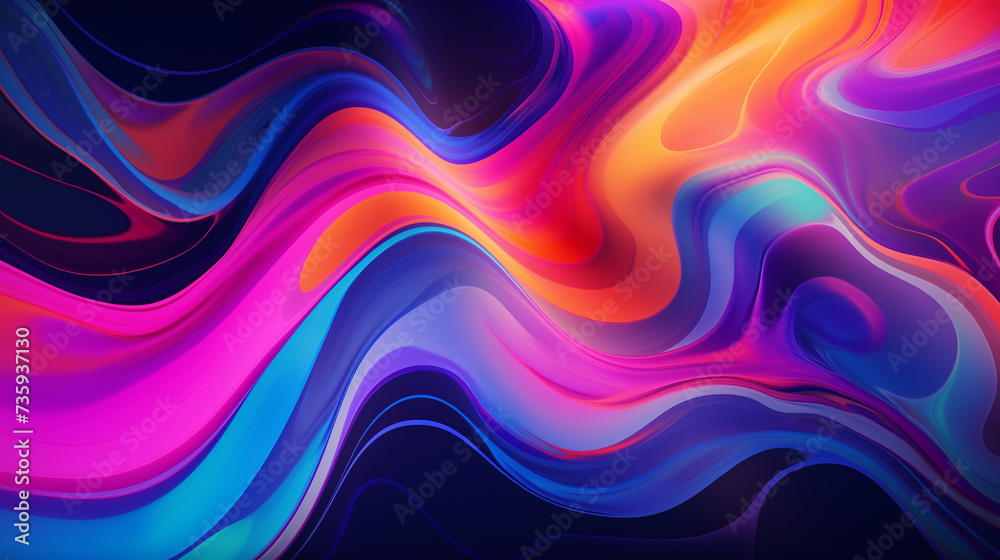 Fototapeta premium multi color liquid abstract background, colorful liquid wallpaper