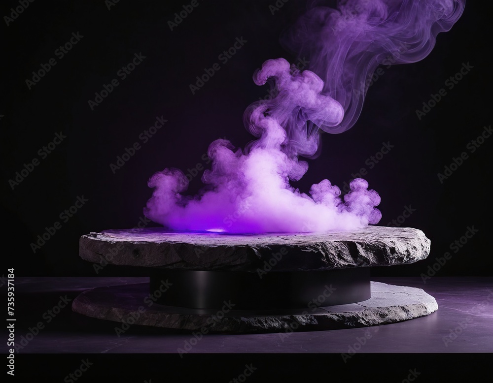 smoke on a black background smoke on a black background