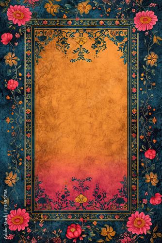 Cultural Confluence: Traditional Indian Invitation