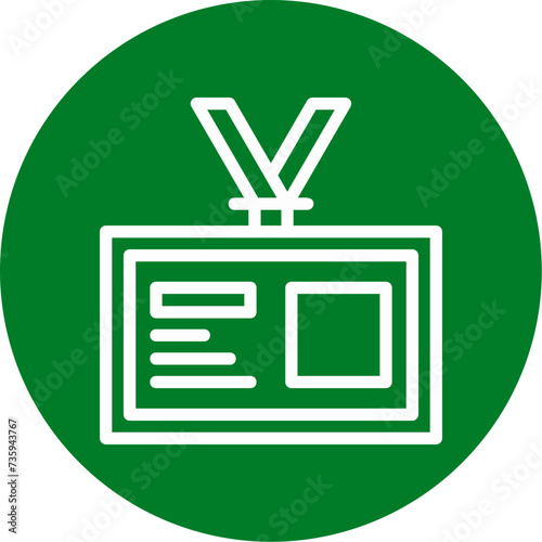 Attendee badge Icon
