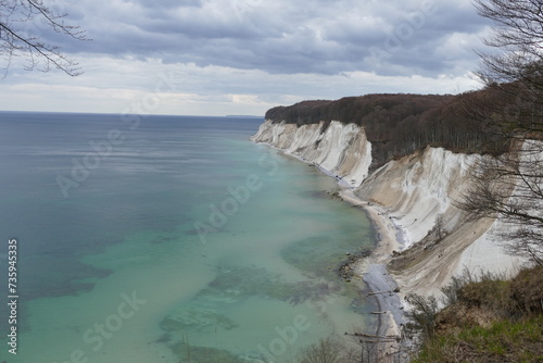 Kreidefelsen an der Ostsee auf der Insel Rügen