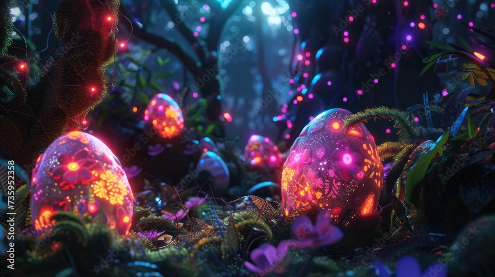 Hunting for Neon Easter Eggs in the Wilderness