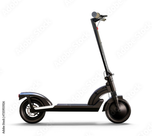 Electric scooter isolated on white or transparent background