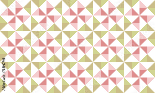seamless pattern with triangles, abstract triangle geometric pink and yellow green  background turbine patch work seamless repeat style, replete image design for fabric printing,