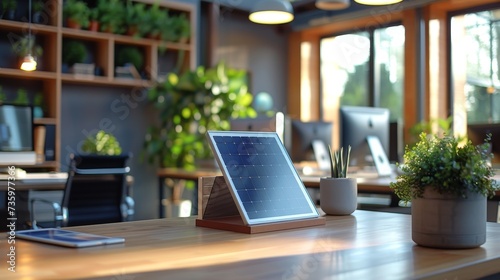 Green Technology in Business: Sustainable Gadgets Visual