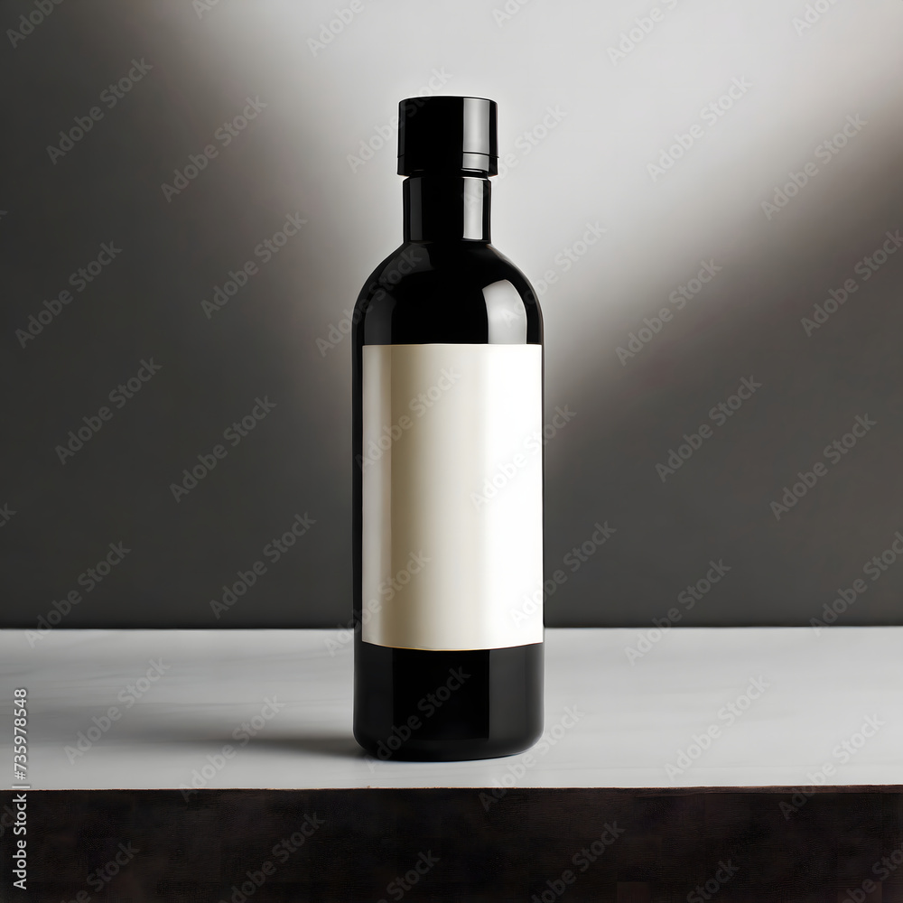 Mockup bottle with white space. Mockup bottle with white space.