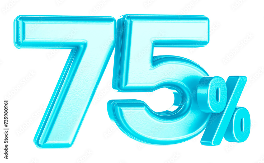 Percent Blue offer in 3d Render
Percent Blue offer in 3d Render