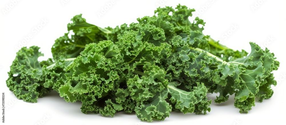 Luscious and vibrant kale leaves background with fresh and healthy organic greens Luscious and vibrant kale leaves background with fresh and healthy organic greens
