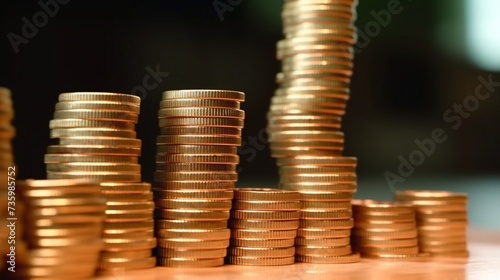 Business finance and investment concept Capital gain Ai Generative