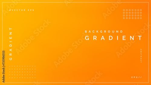 Clear Blurred Background in Yellow Vector Template Gradient
