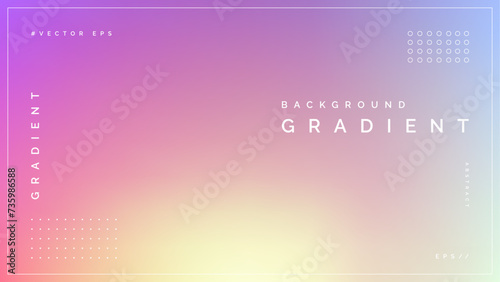 Blue and Pink Gradient Vector Template photo