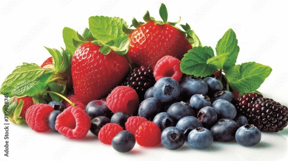 Mighty Superfoods Showcase an array of superfoods AI generated Mighty Superfoods Showcase an array of superfoods AI generated